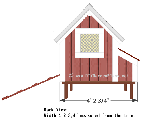 chicken coop back view