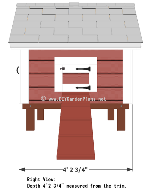 chicken coop right view