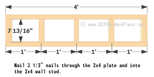 Chicken wall framing details.