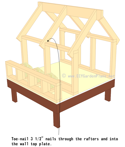 Chicken Coop Building Plans: Truss / Rafters