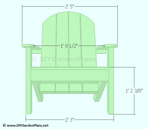 Easy To Follow Plans For An Adirondack Chair