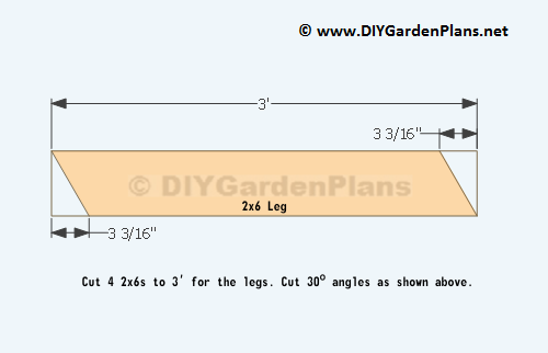 Picnic Table Plans 2X6