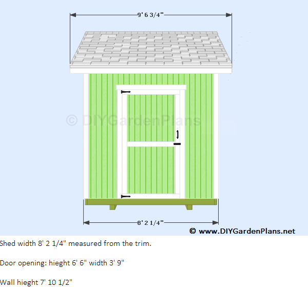 x10' Gable Shed