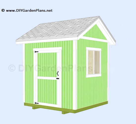 x8' Gable Shed
