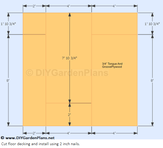 DIY Shed Floor Plans