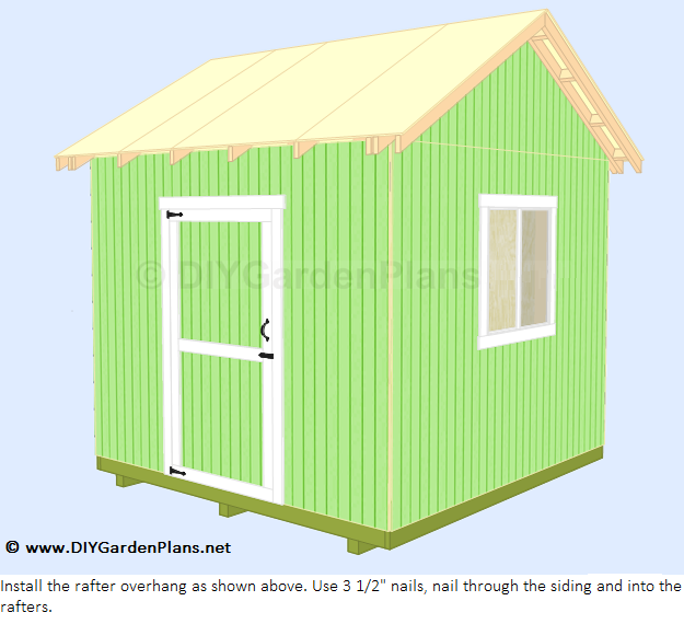 Shed Roof Overhang