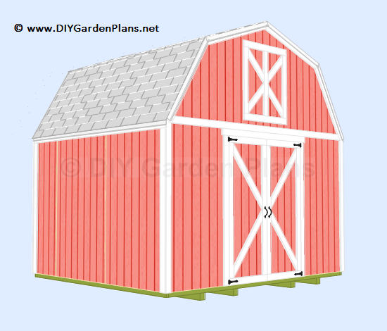 Gambrel Shed Plans with Loft