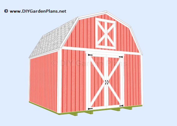 DIY 12'x12' Gambrel Shed 005