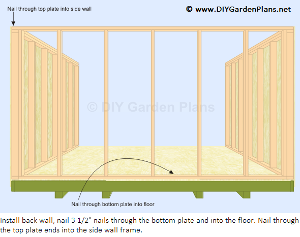 How To Build The Gambrel Shed Front Wall