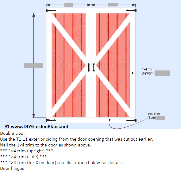 Cutting And Installing The Gambrel Shed Door Trim