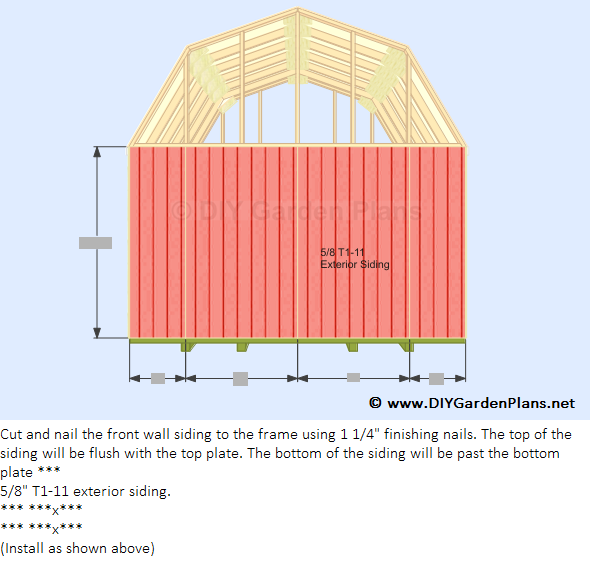 Gambrel Shed Plans with Loft