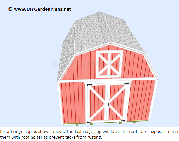 Gambrel Roof Shed Plans