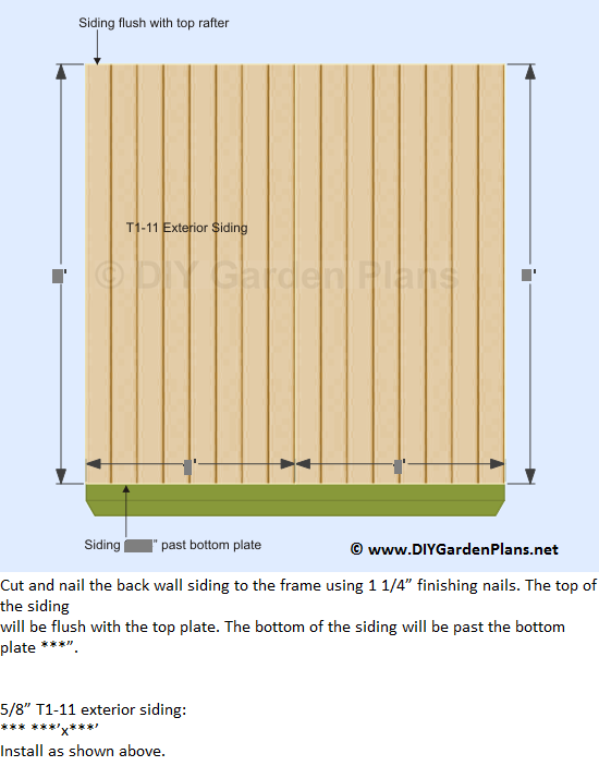 Lean to Shed Plans