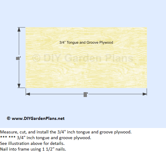 How to Build the Lean To Shed Floor