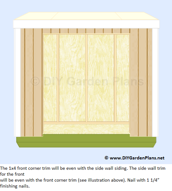 Garden Lean to Shed Plans
