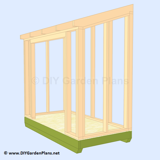How to Build the Lean To Shed Side Walls &amp; Cut Roof Rafters