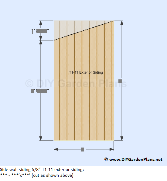  To Install The Lean To Shed Sidewall Siding, Back Siding, Roof Deck