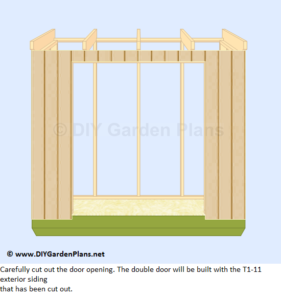 Installing The Lean To Shed Rafters And Siding