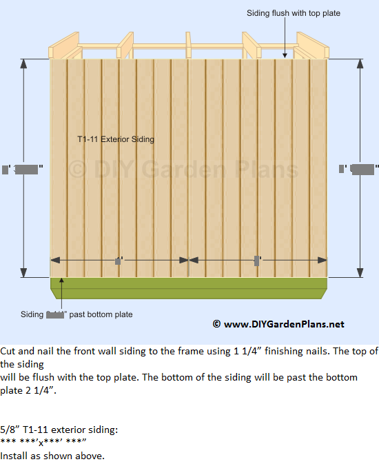 DIY Lean to Shed Plans