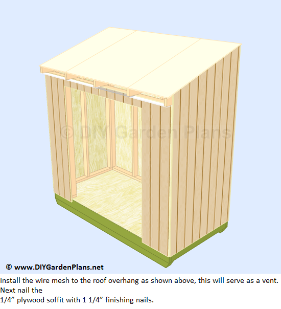 How To Cut And Install The Lean To Shed Trim And Soffit