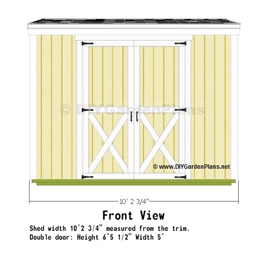 Saltbox Shed Plans