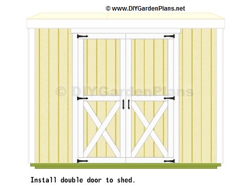 plans for shed door