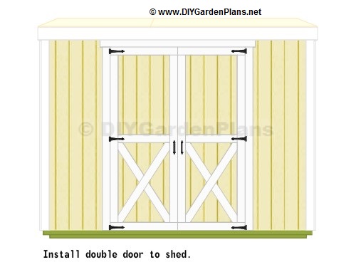 plans for shed door