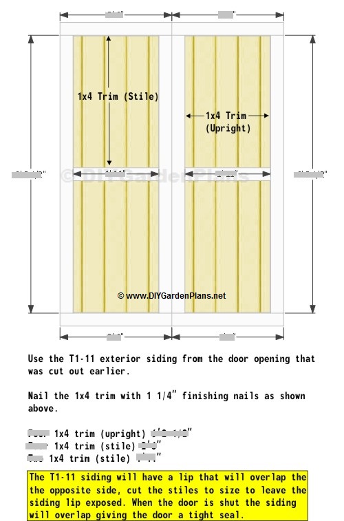 Door: Saltbox Shed Plans - Page 13