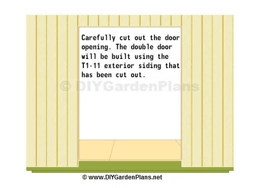 cut shed door