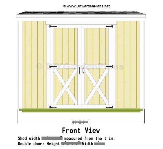 saltbox shed front view