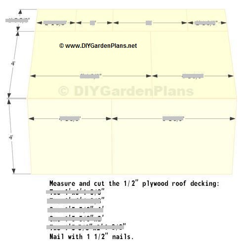 saltbox shed plans roof deck instructions