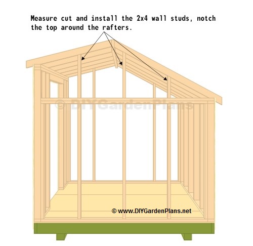 Saltbox Shed Plans